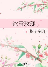 冰雪中的玫瑰花